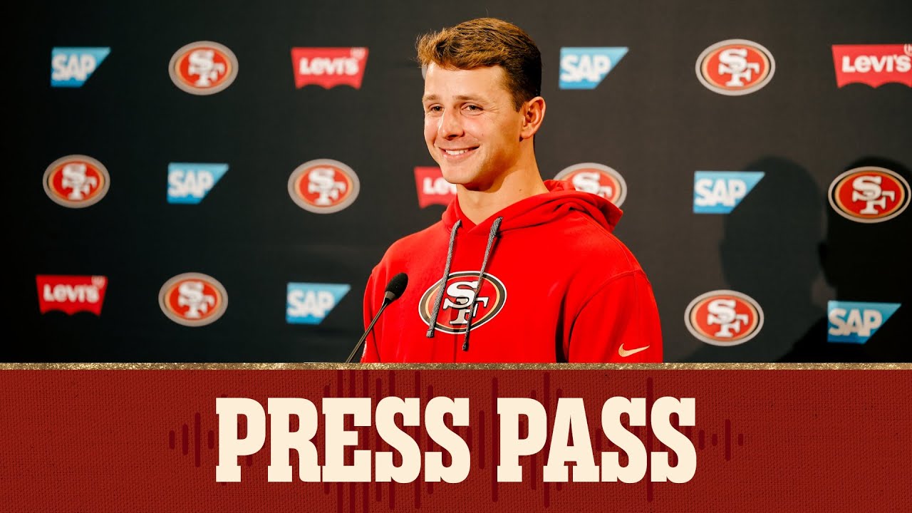 Brock Purdy Addresses Media Following Five-Year Contract Extension | 49ers