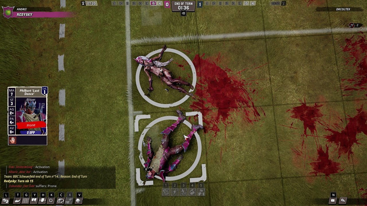 Dark Elfs vs Imperial Nobility | Trident League  | Blood Bowl 3