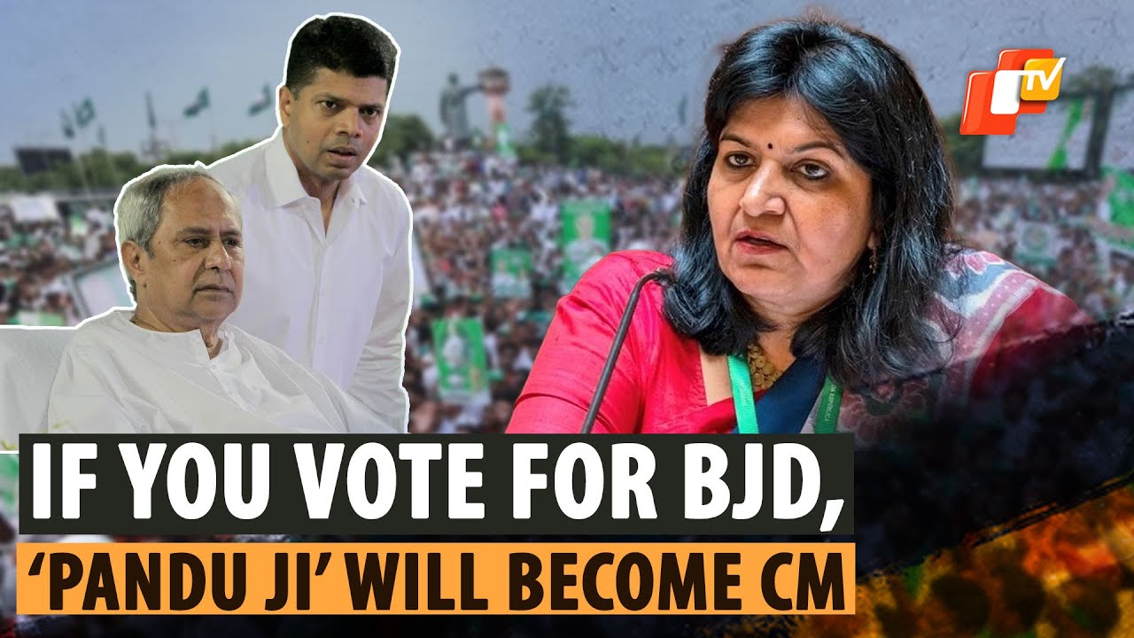 Not Naveen Patnaik, VK Pandian Will Become CM If You Vote For BJD In Odisha: Aparajita Sarangi