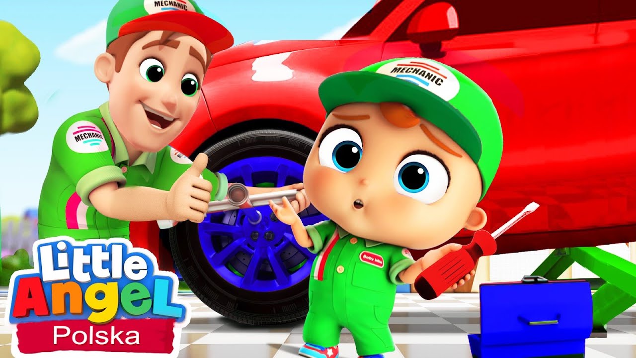 Pomagam tacie | Piosenki Dla Dzieci | Little Angel Po Polsku