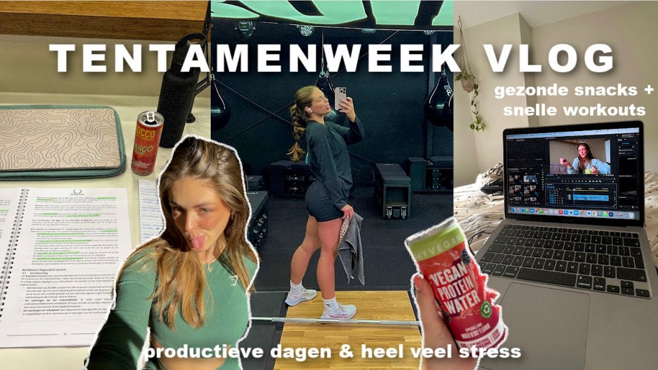een (tentamen)week in mijn leven *stress*
