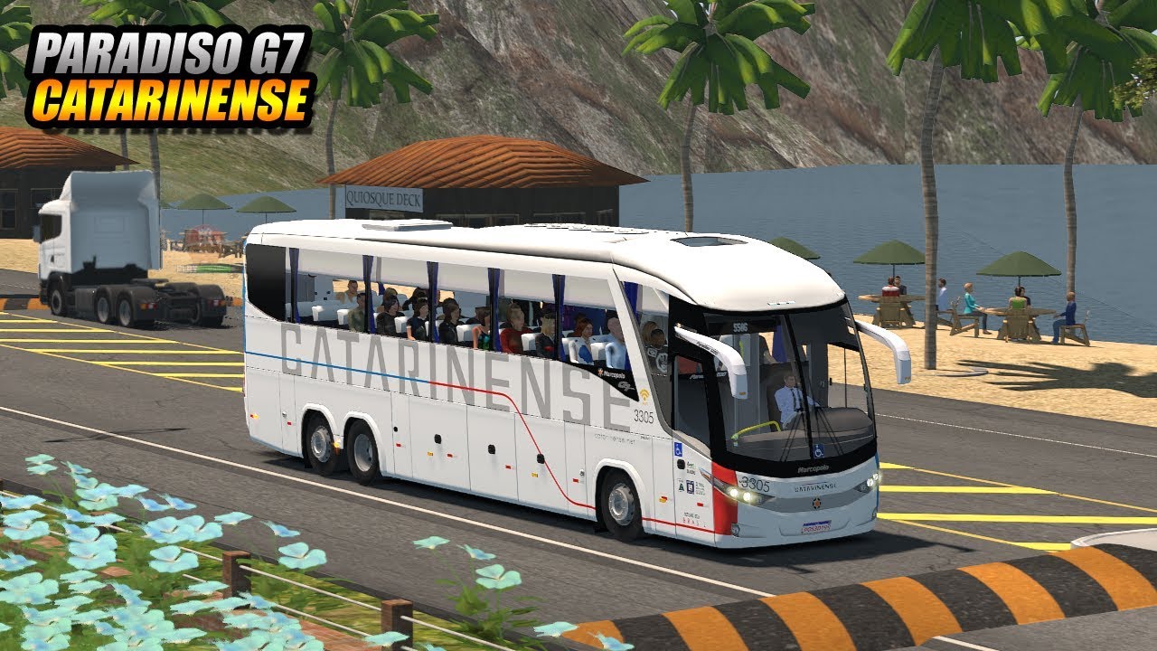 ONIBUS DA CATARINENSE SOFREU NESSA VIAGEM !!! PROTON BUS ROAD - G27