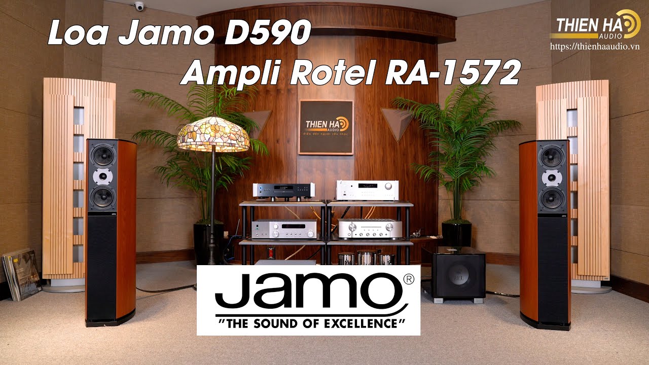 [KMĐB] Huyền Thoại Jamo D590 Phối Ghép Rotel RA-1572 - Chương Trình KM 1 Cặp Duy Nhất Giá 23tr500