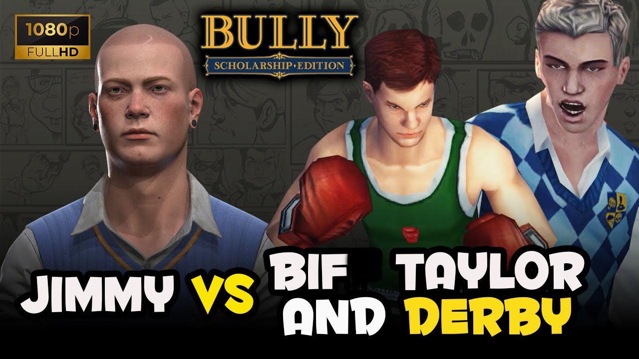 ДЖИММИ ПРОТИВ БИФА ТЕЙЛОРА И ДЕРБИ | Прохождение игры Bully Scholarship Edition | БОЙ С БОССОМ