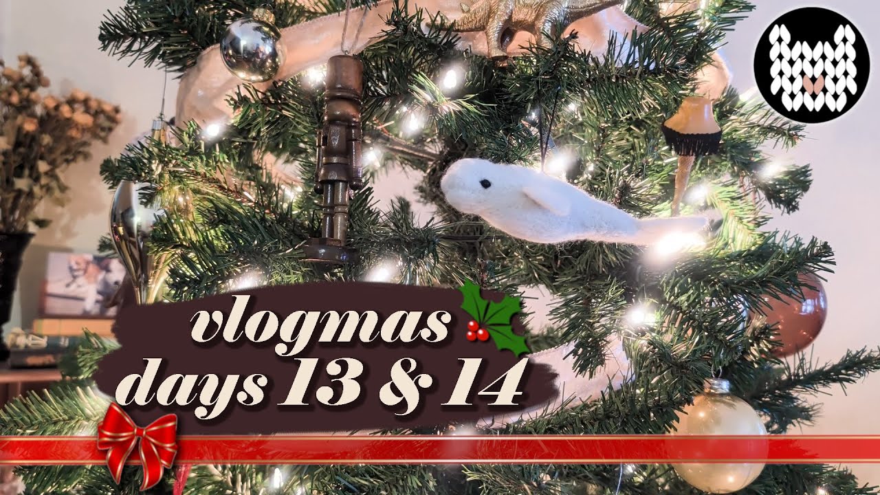 Влогмас, дни 13-14 🎄✨ Покупки в секонд-хенде ко дню рождения, вязание в подарок и праздничные лего