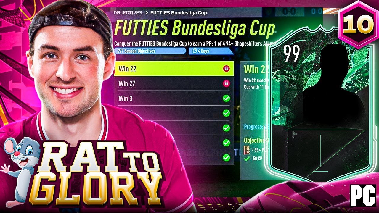 OMGGGG 99 RATED!! 🧀😹 PC RAT TO GLORY S4 #10! FIFA 22 Ultimate Team