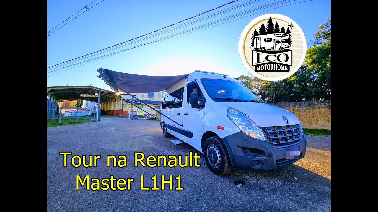 Tour Completo Renault Master L2H2.! Motorhome Compacto e Completo.!