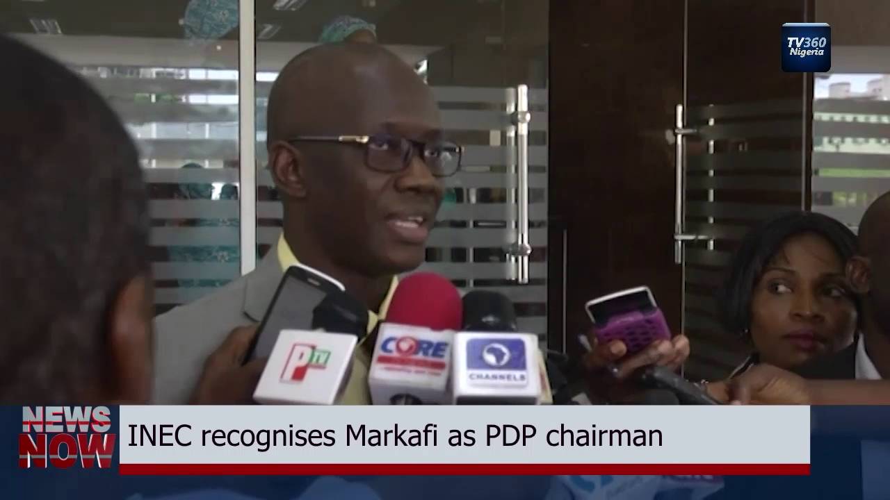 INEC recognizes only Makarfi as PDP Chairman