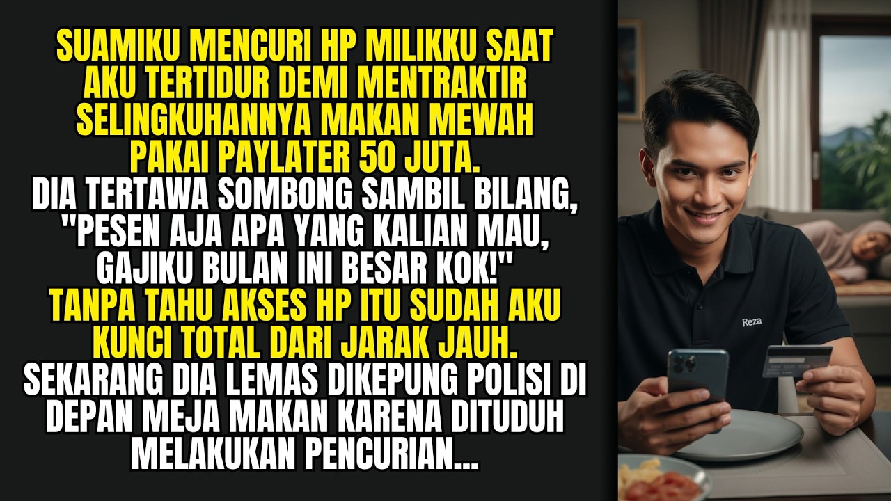 Gesek PAYLATER Istri 50 JUTA Buat Foya-foya, Suami LEMAS Diciduk Polisi Pasal PENCURIAN!