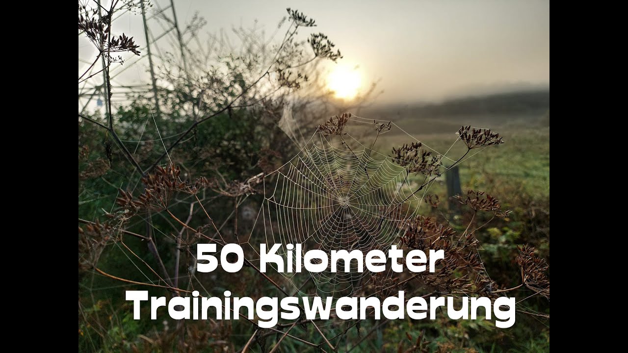 50km Trainingswanderung f&uuml;r den Megamarsch Frankfurt 2021