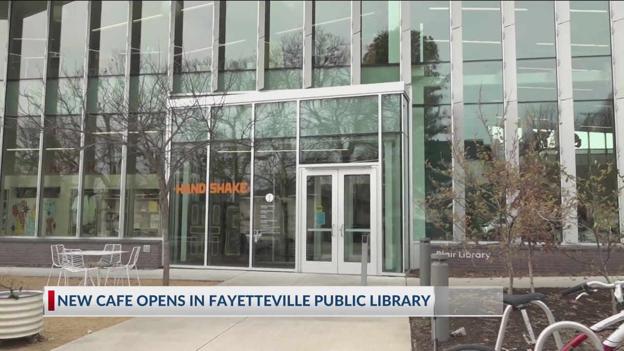 New cafe opens at Fayetteville Public Library