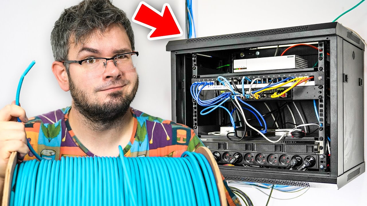 ZROBIŁEM 10 GIGABIT SZAFĘ RACK W MOIM DOMU