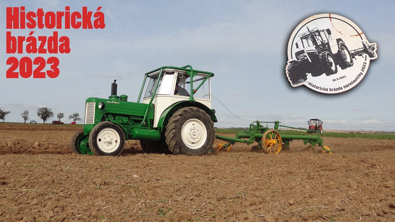 2. ROČNÍK HISTORICKÉ BRÁZDY Hořešovičky //Zetor 50, Zetor 2023, ZTS 162 45, Kirovets//