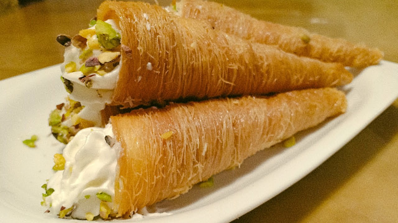 كنافه كورنيه  #حلويات رمضان#مروه شومان