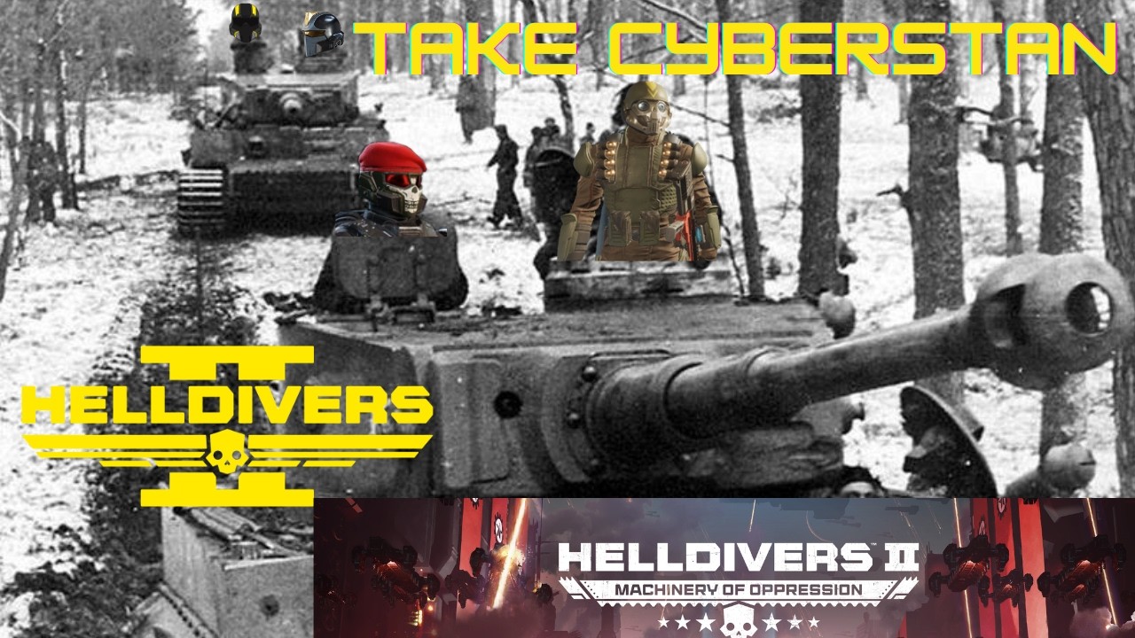 Cyberstan Panzer Tank Division (Super Helldive Gameplay) Space Stalingrad