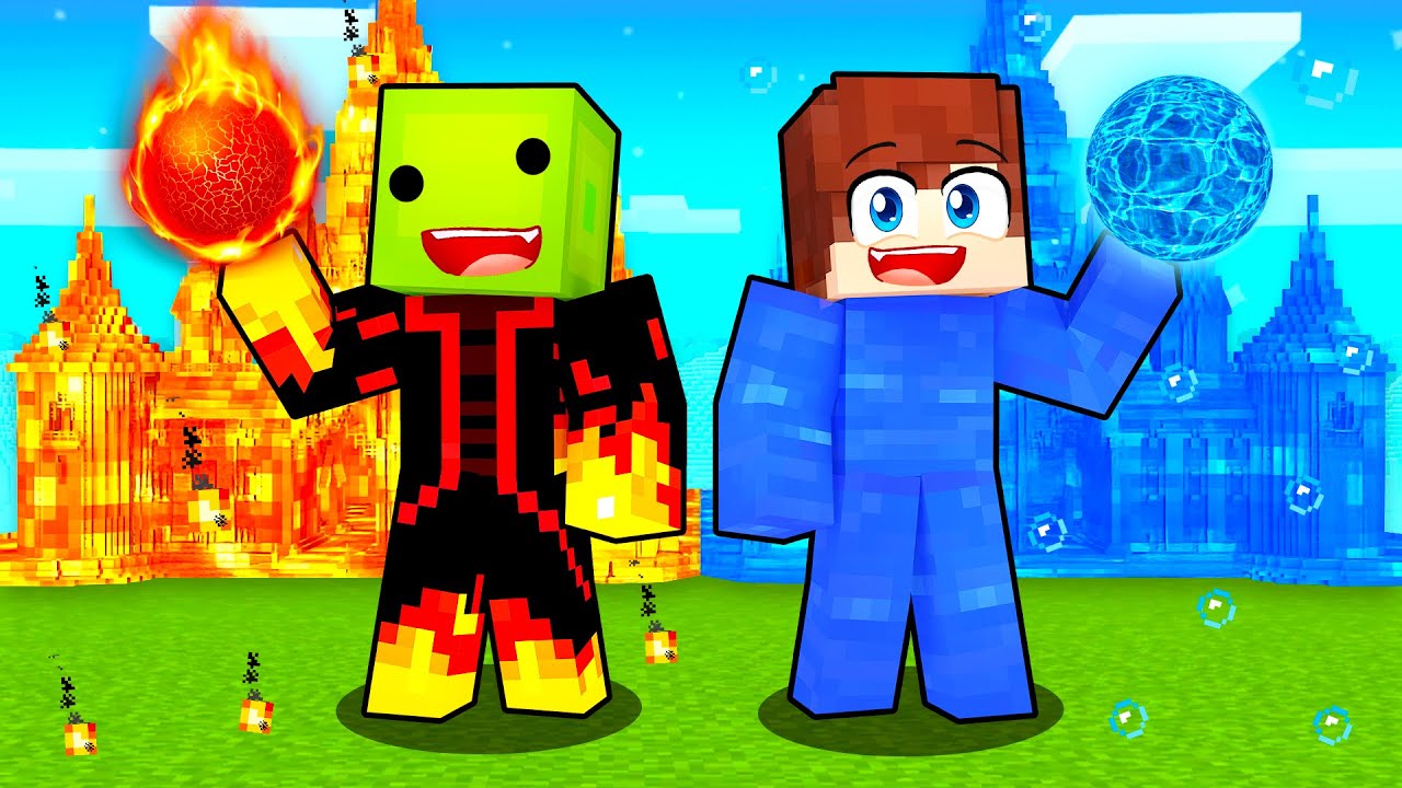 ZOSTALIŚMY POTĘŻNYMI KRÓLAMI ŻYWIOŁÓW w Minecraft!