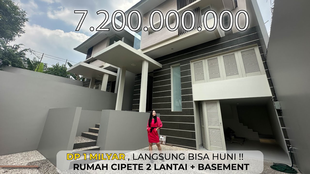 Rumah Minimalis Modern Cipete Jakarta Selatan | Lokasi Strategis dan Lagi Turun Harga !!!