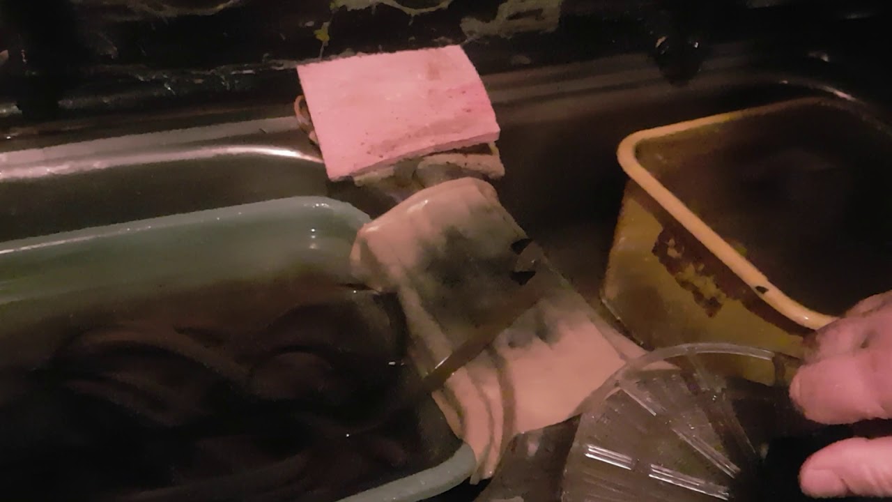 Removing remjet with a chamois