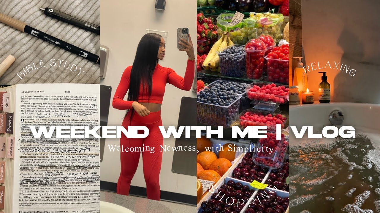 VLOG: Canceled plans , Bible Study , Cooking + Healthy Food Shopping