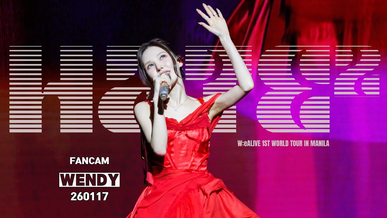[4K] 260117 Hate² - WENDY FOCUS 직캠  [W:eALIVE 1ST WORLD TOUR IN MANILA]