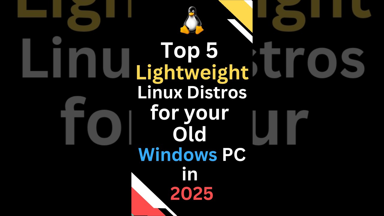 5 лучших лёгких дистрибутивов Linux для реанимации вашего старого ПК #Shorts