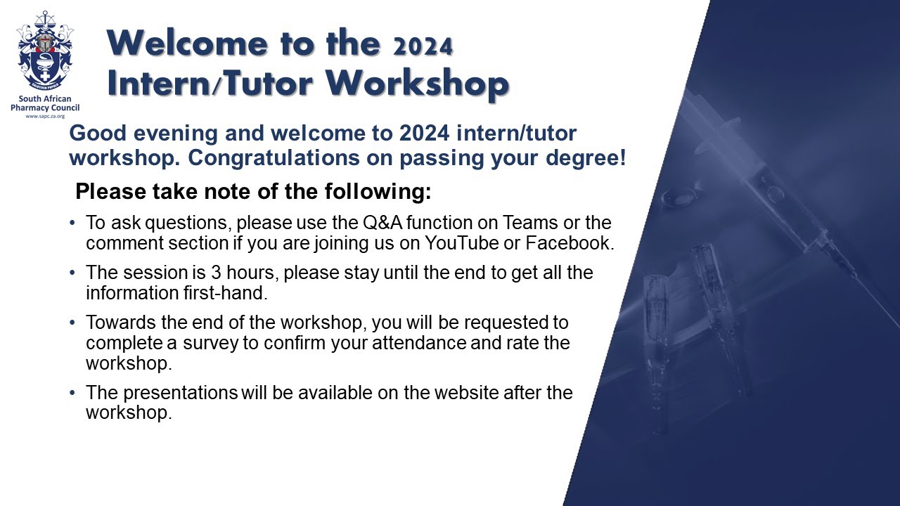 MARCH 2024 INTERN/TUTOR CPD WORKSHOP