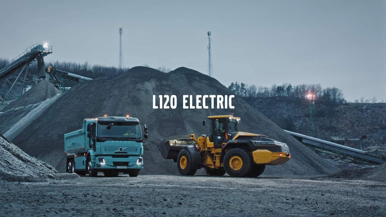 Unleash Efficiency with the Volvo L120 Electric C2 Wheel Loader | Built for Tomorrow.