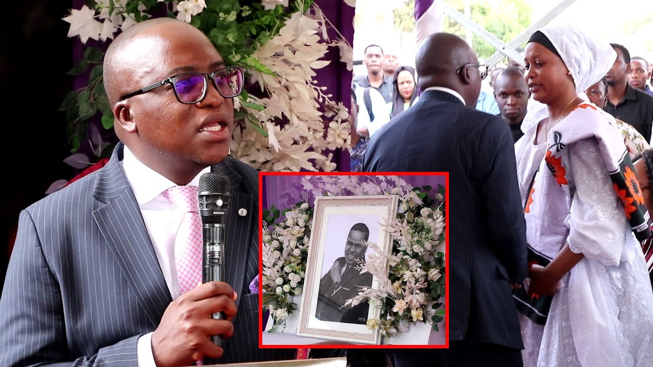WAZIRI MAVUNDE AAHIDI KUWASOMESHA WATOTO WA MAREHEMU MC PILIPILI MBELE YA WAOMBOLEZAJI HAPA MSIBANI