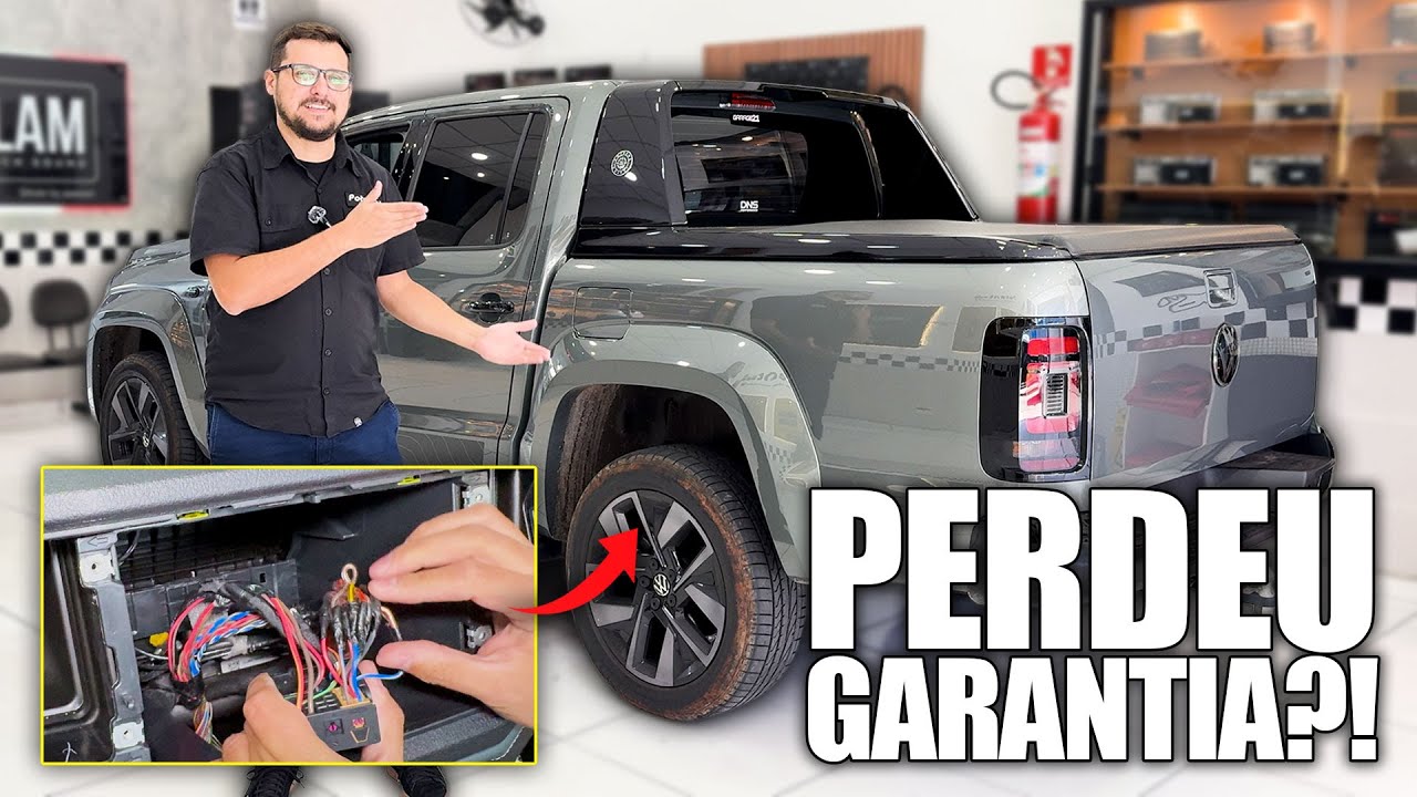 TIVEMOS QUE REFAZER O SOM DESSA AMAROK !! CORTARAM TUDO!! 😱😭 Instalação de som sem perder garantia ?