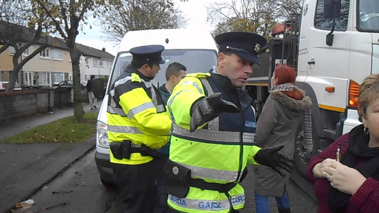 Protesters using common sense, when Irish Water block the road to discredit protestersDSCN0959