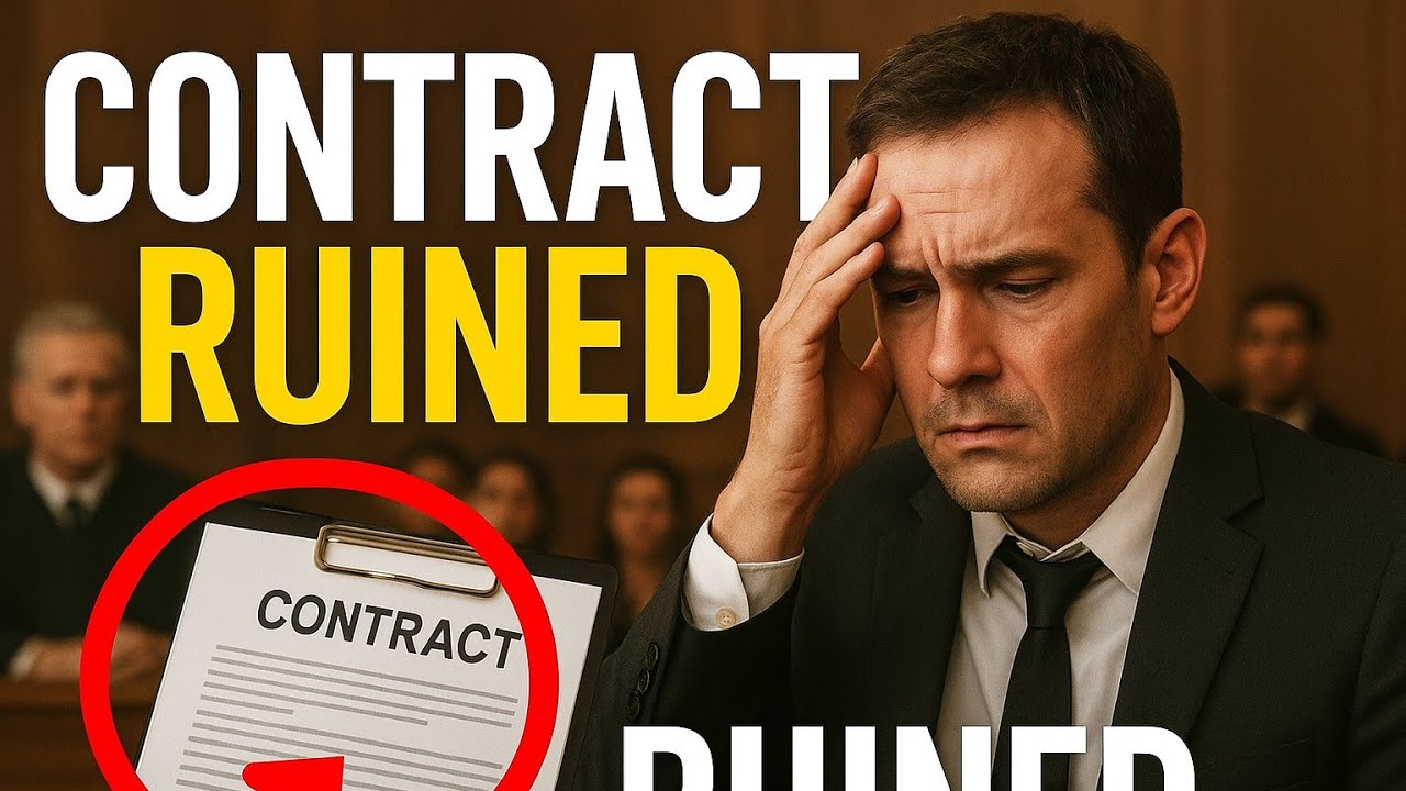 The Forgotten Contract That Ruined His Life