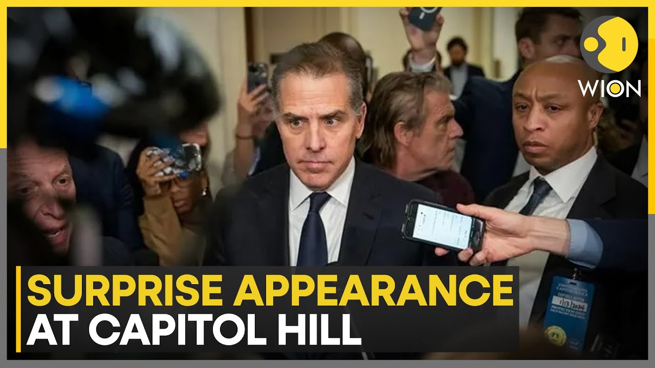 US: Hunter Biden makes surprise visit to Capitol Hill amid contempt hearing | Latest English News