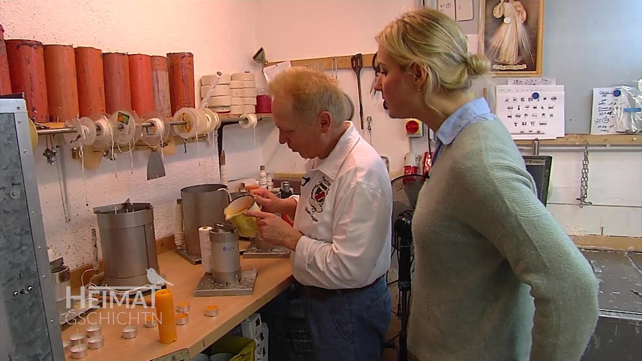 Heimatgschichtn - in einer Kerzengießerei in Hilgertshausen