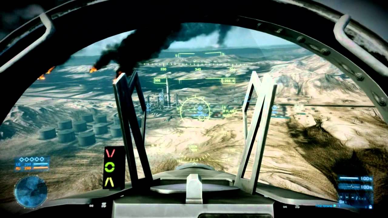 BF3: Jet controls and key bindings