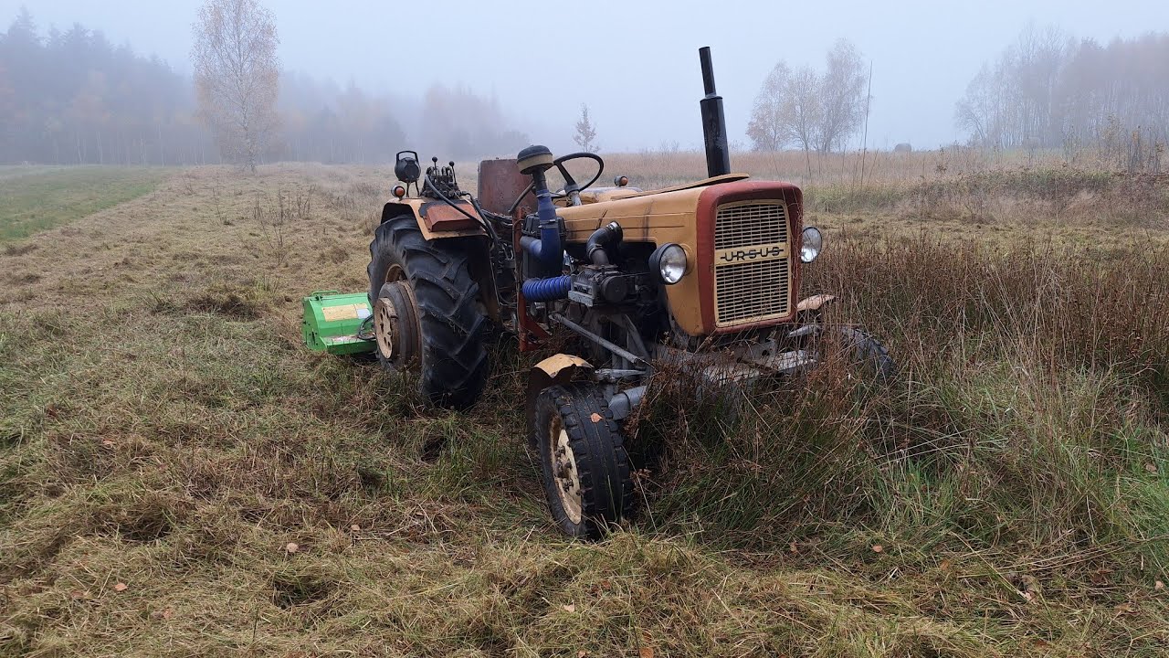 Odpalanie i mulczowanie , ursus c-330 kompresor