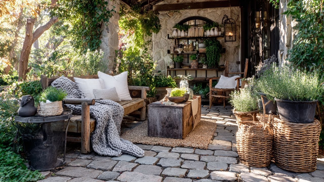 Vintage Rustic Patio Ideas for a Warm Outdoor Living Vibe