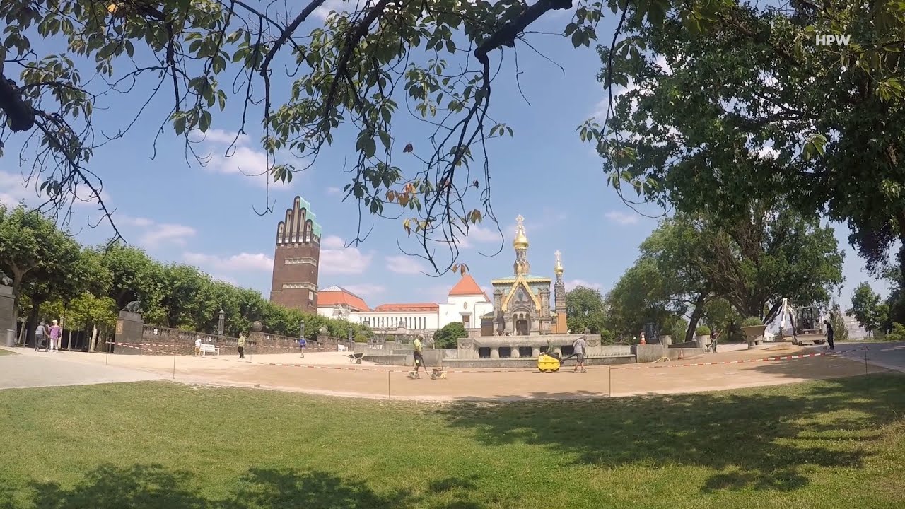 Darmstadt 2021 (23.Juli: Weltkulturerbe Mathildenh&ouml;he)