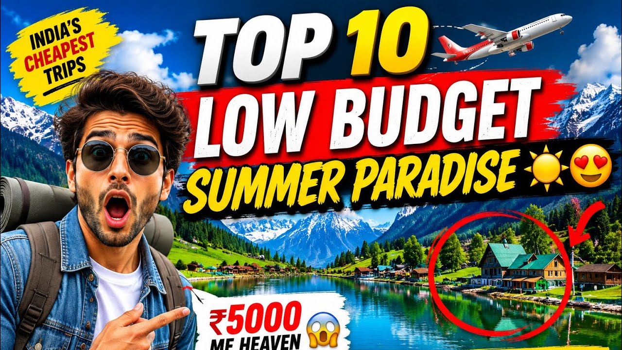Top 10 Best Low Budget Summer Destinations In India 2026 😍☀️|| Summer Paradise😱 || Explore India🔥||
