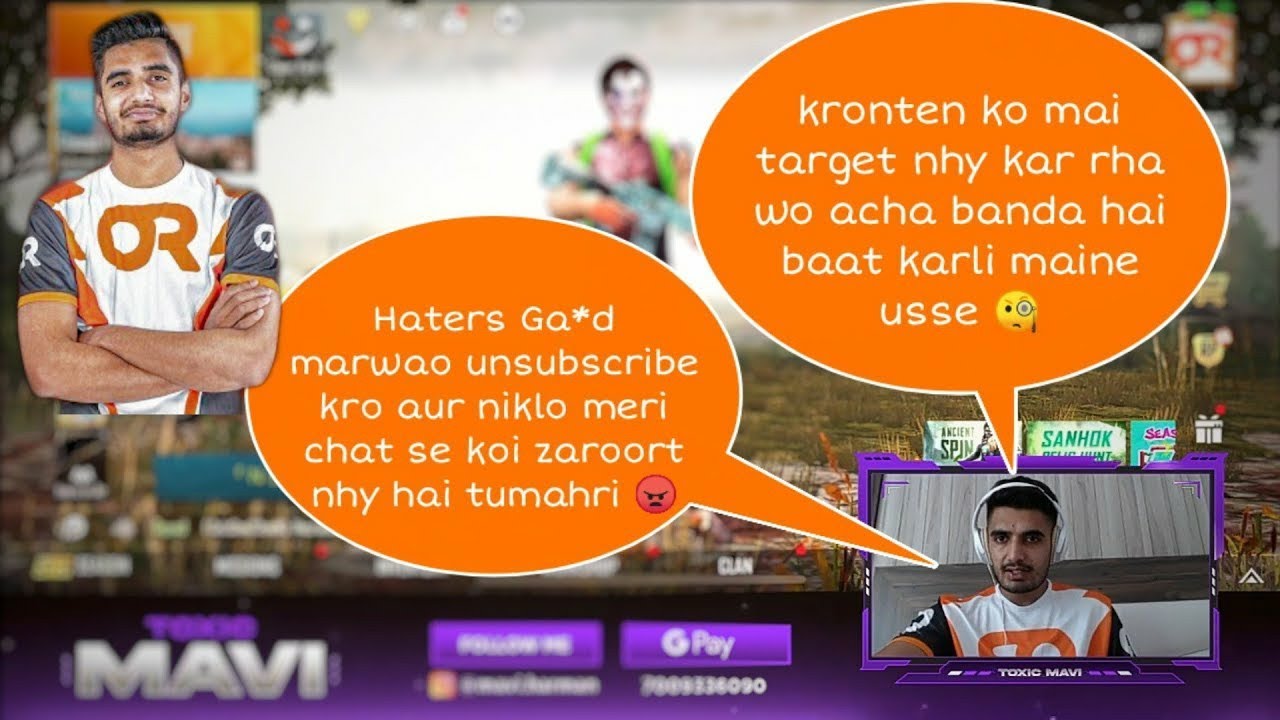 Or Mavi Reply To Kronten & Haters Mavi vs Kronten Controversy || Mavi Pubg Mobile