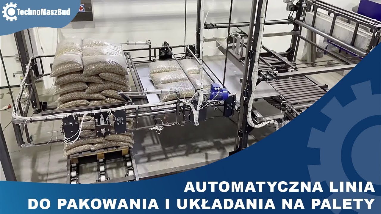 Automatyczna linia do pakowania i układania na palety | Do 480 op . / h