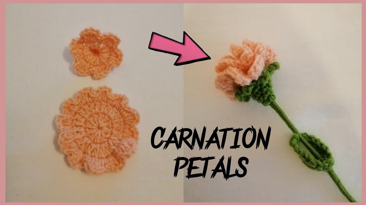 Crochet Carnation Petals | JovelynCrochet