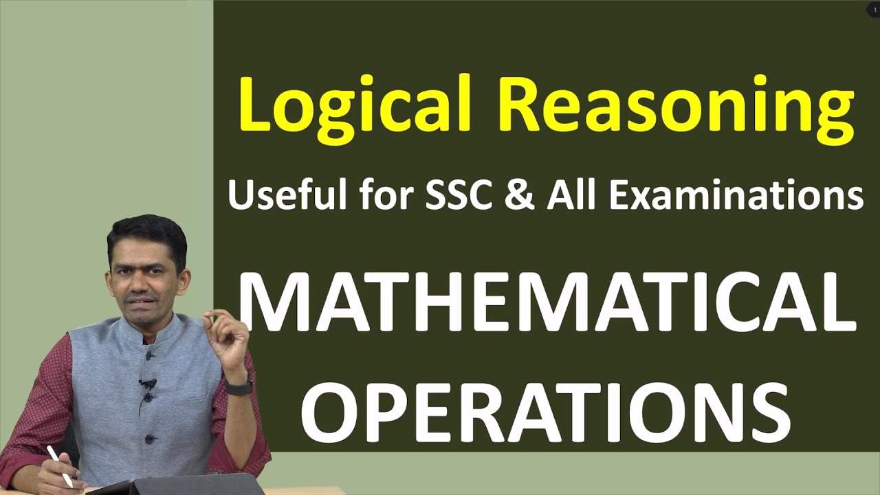Mental Ability | SSC | Test of Reasoning | Mathematical Operations | Manjunatha B  @VijayiBhava ​