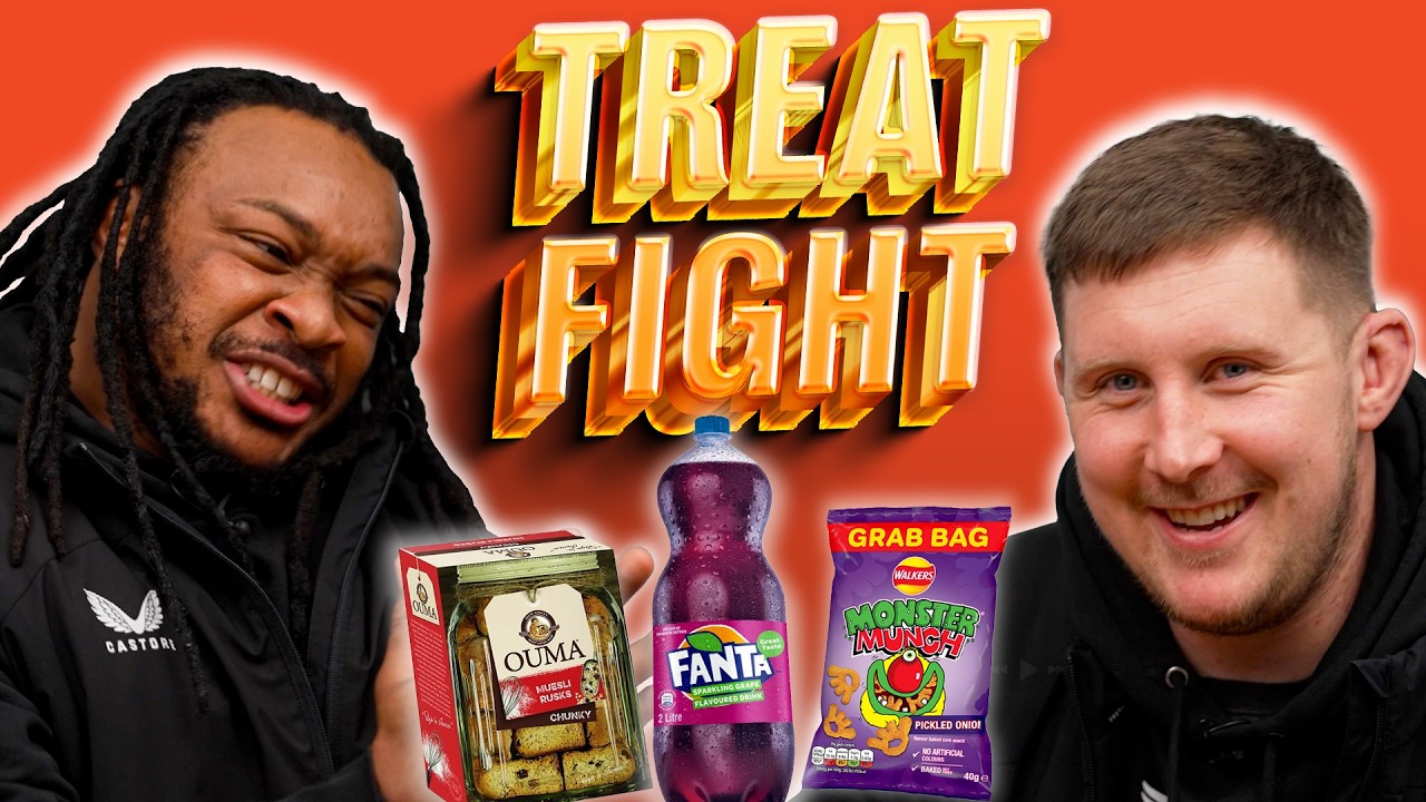 Rugby Players Rate South African & British Snacks | Treat Fight Ep 1 Ft. Exeter Chiefs