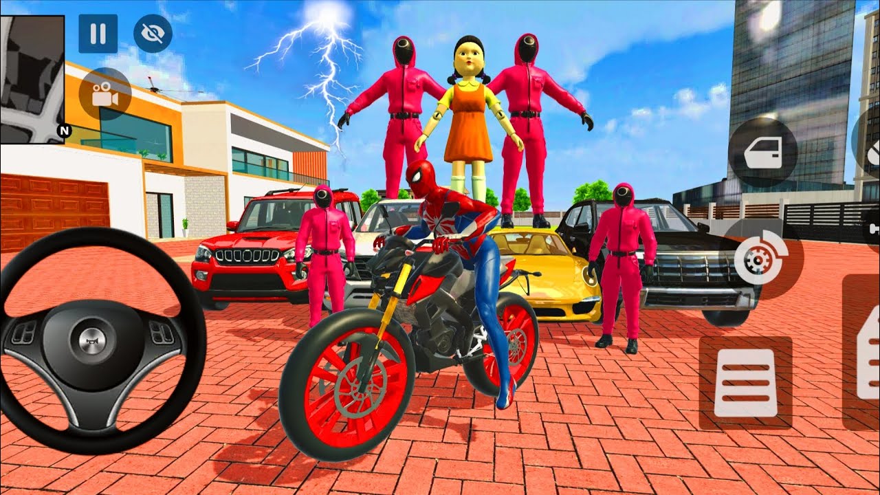 🦚 Indian Thift Auto🔥 Many Spiderman 🤩 Police Car Game Racing 3D 🎉Lot's of Mc Queen Police Super Car🤑