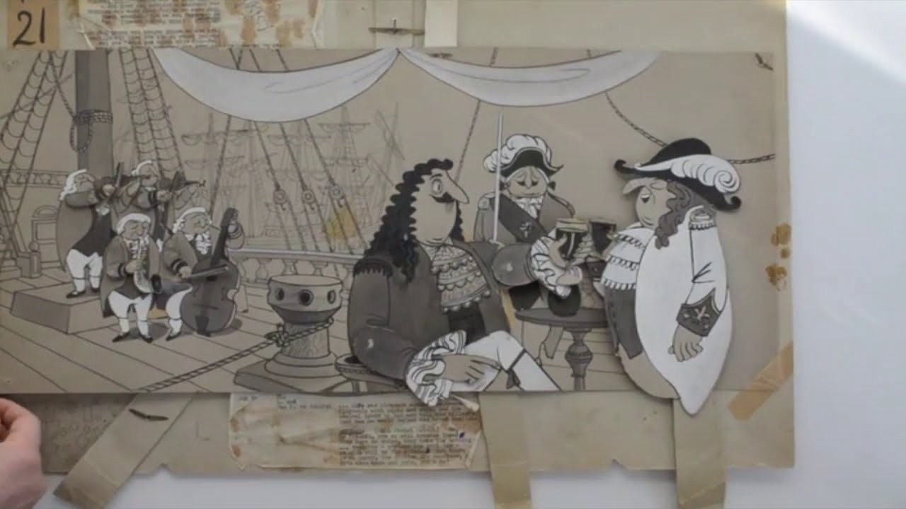 Captain Pugwash - demonstrating John Ryan's animation technique