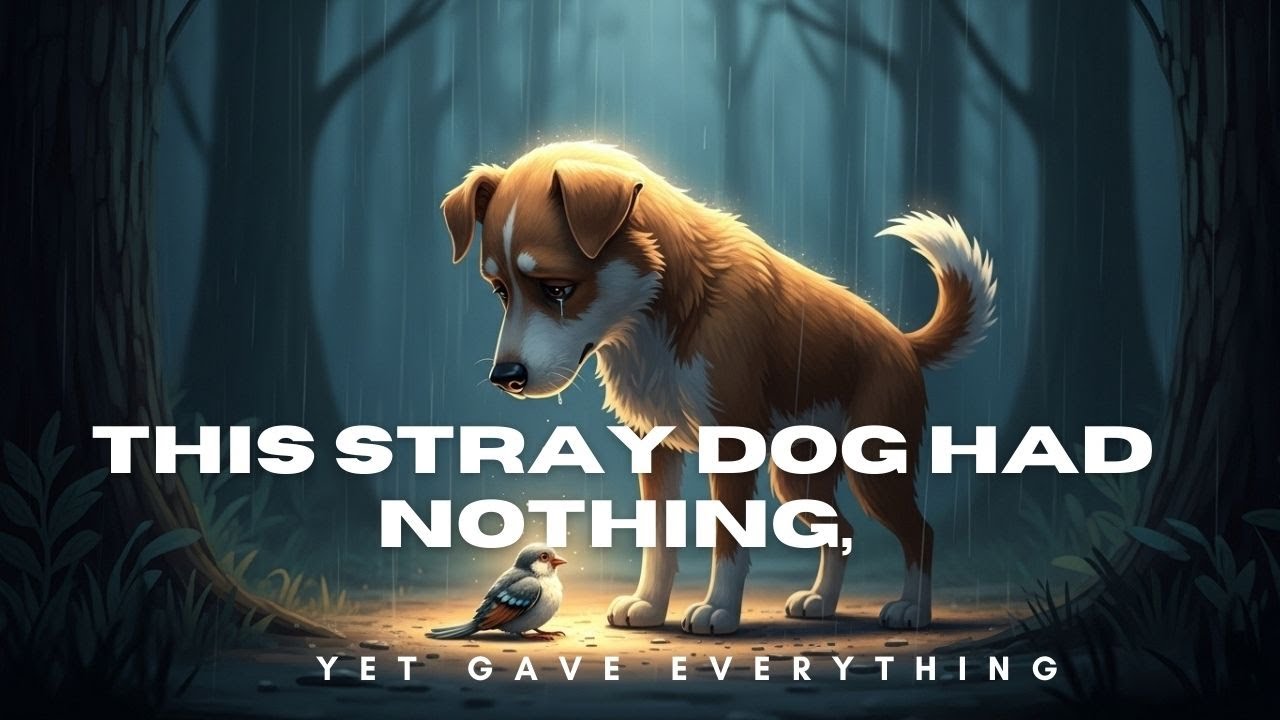 Эта бездомная собака ничего не имела, но отдала всё. Эмоциональный жизненный урок. #ЖизненныйУрок...