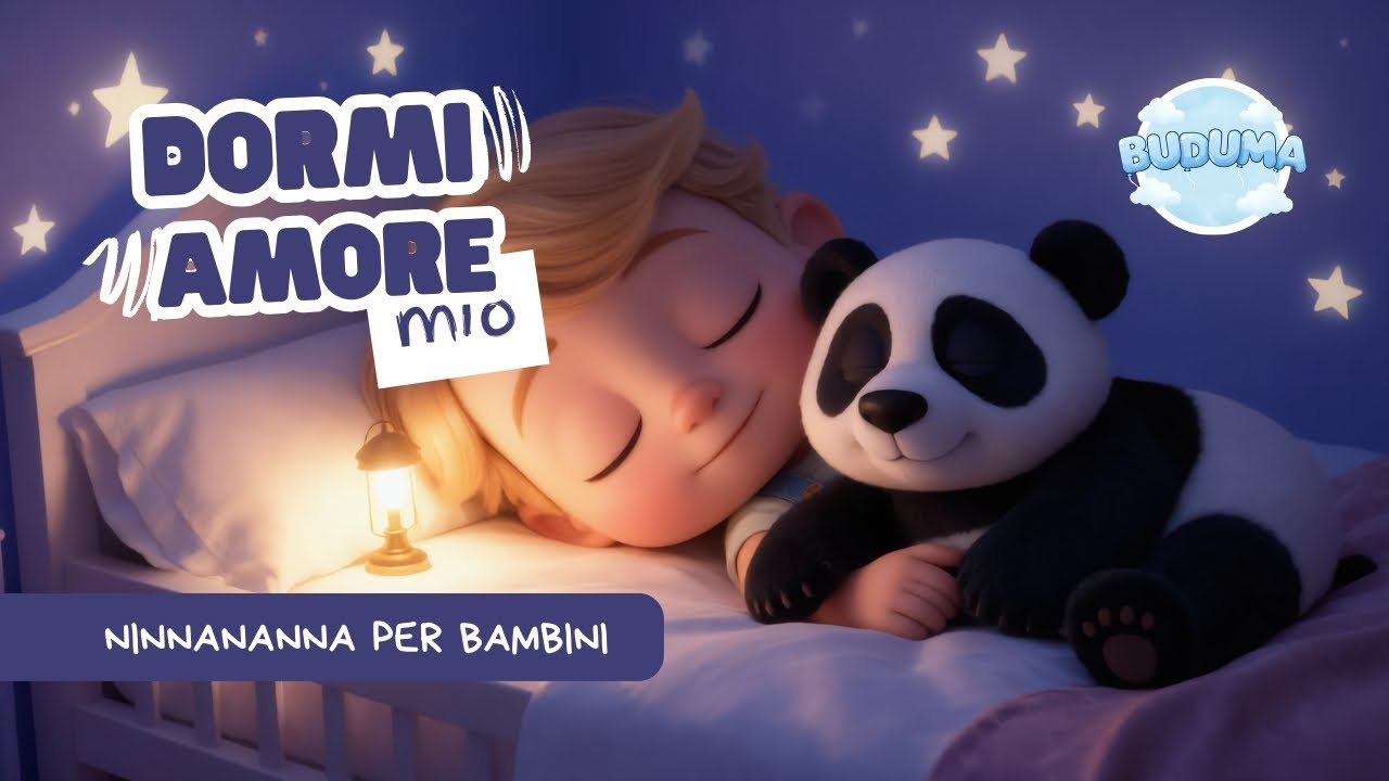 Dormi Amore Mio 🌙✨ Ninna Nanna Animata per Bambini – Relax e Dolce Sonno - 30 minuti | BUDUMA