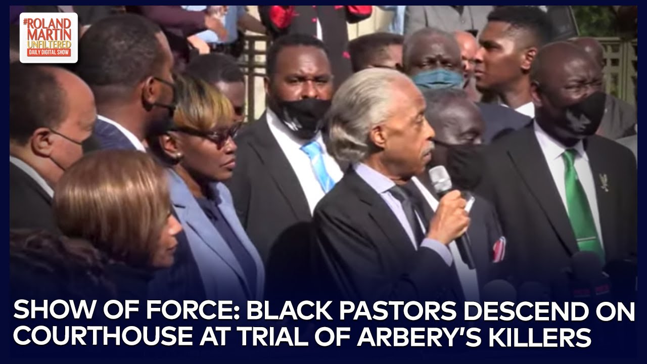 Show Of Force: Black Pastors Flock To Courthouse At Trial Of Arbery's Killers After Atty's Remarks