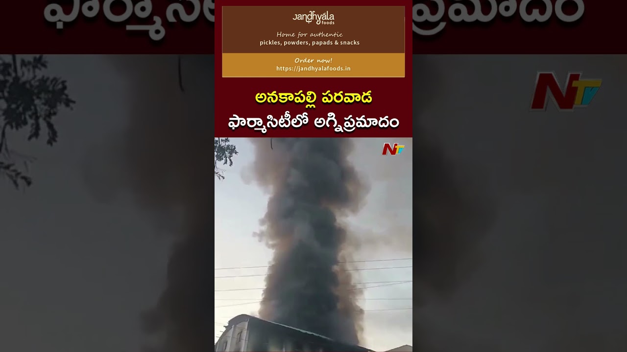 Anakapalli: Fire Incident in Parawada Pharma City | Ntv