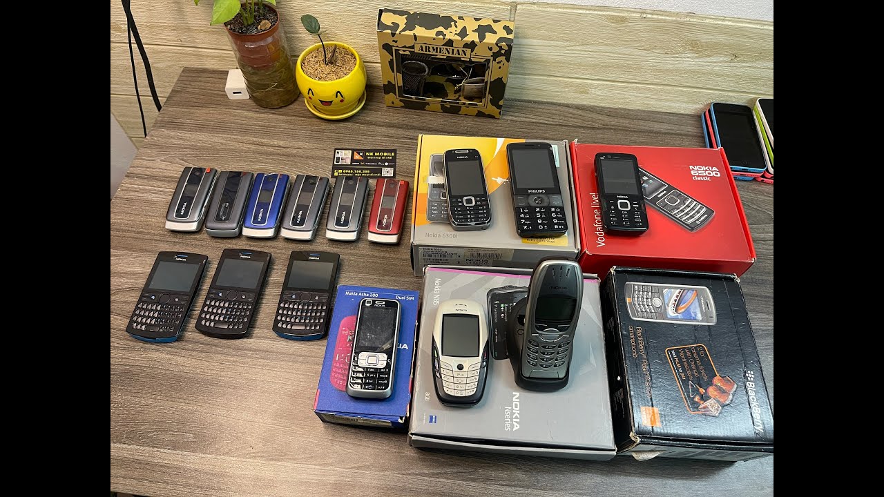 Khui thùng Nokia Cổ mới về | Nokia N82, N85, Nokia 6310i, 6600, E75, 6120, 6300i, 6500c